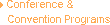 Conference & Convention Programs